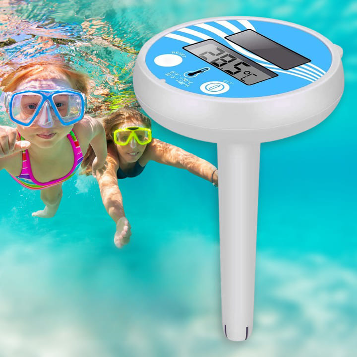 Thermomètre de piscine sans fil Thermomètre à eau flottant à