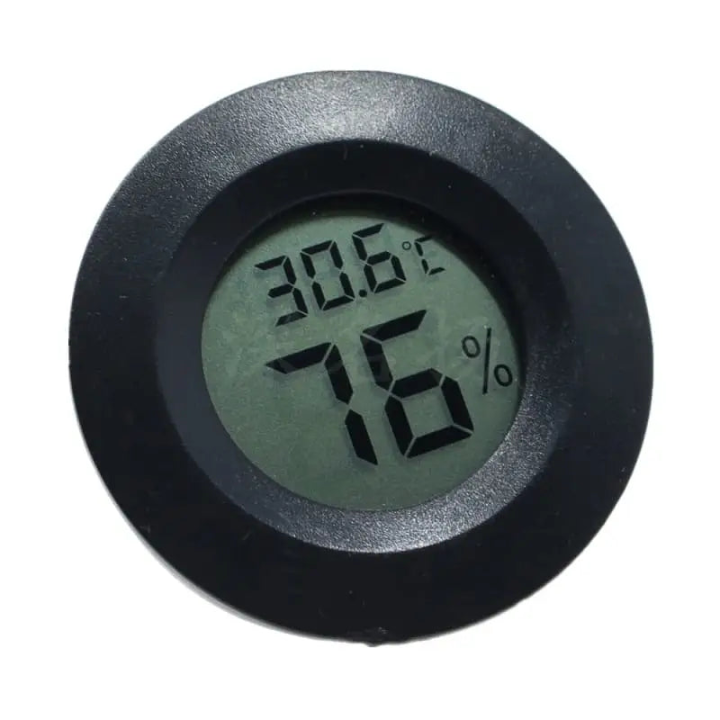 Thermomètre et hygromètre numérique noir