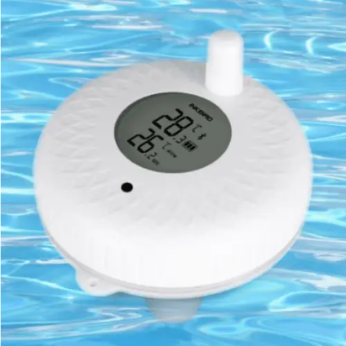 GEEVON Thermomètre de piscine sans fil numérique flottant avec température  et hygromètre intérieur, température de l'eau, 3 canaux pour piscine, eau