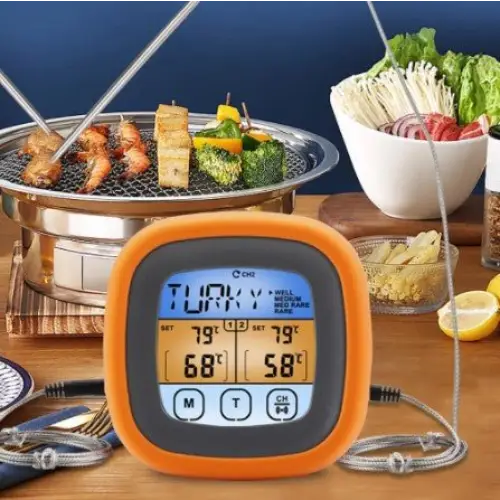 Thermomètres à viande Thermomètre de cuisine avec sonde de température de