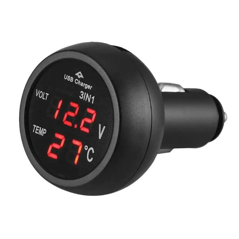 Thermomètre Et Instrument D'humidité Avec Symbole De Température Et  D'humidité Tenu Par La Main Du Conducteur Dans Une Voiture