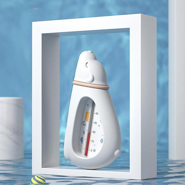 Thermomètre De Bain Pour Bébé En Forme De Pingouin - Écran Facile À Lire -  San