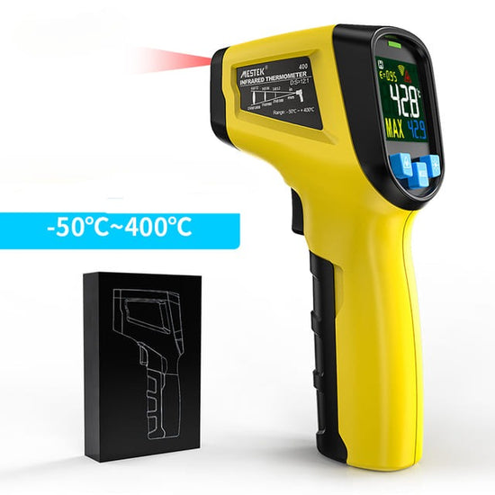 Thermomètre de cuisine laser infrarouge numérique (-50-400c) Mesure
