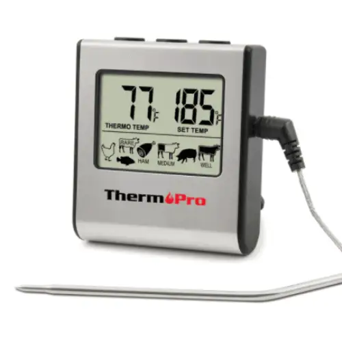Thermometre cuisine accessoire cuisine termometre cuison,thermomètre sonde  cuisine thermometre barbecue 5Secondes LCD Ecran Thermomètre pour  Patisserie BBQ Lait à Viande Lait Culinaire 