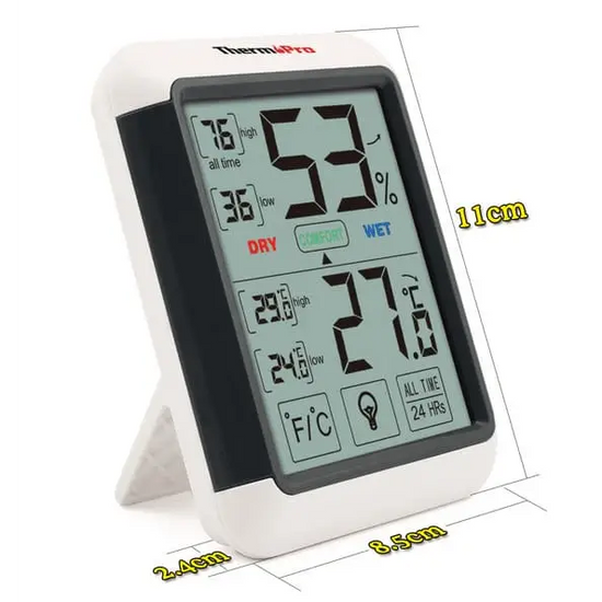 Thermomètre intérieur-extérieur standard, Thermomètres (intérieur-extérieur,  min-max, radiocommandé), Température et surveillance, Technique de mesure, Matériel de laboratoire