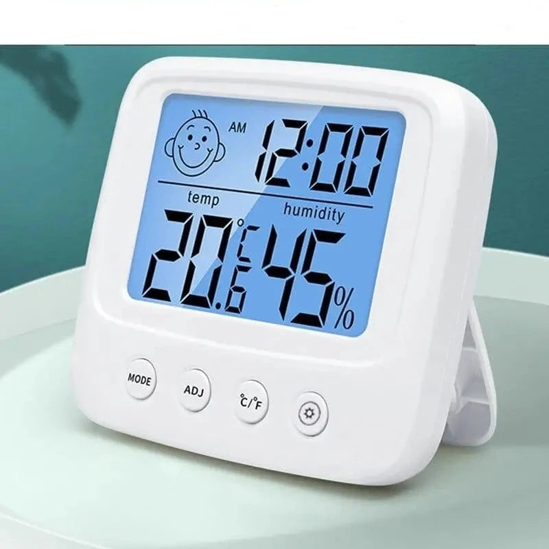 LCD Sans Fil Station Météo Numérique Intérieur / Extérieur Thermomètre  Hygromètre Température Humidité Mètre Date Réveil Horloge Maroc 